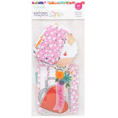 American Crafts Shimelle Laine Reasons To Smile - Ephemera Journaling